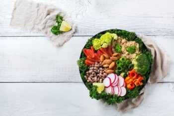 microbiome with food