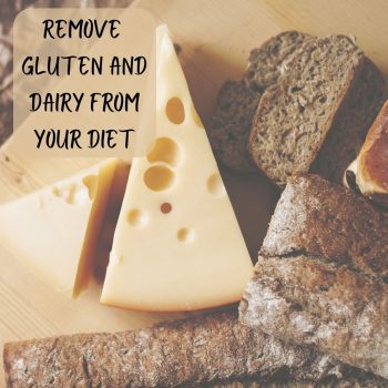 remove gluten and dairy