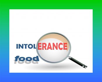 magnifier over the words food intolerance